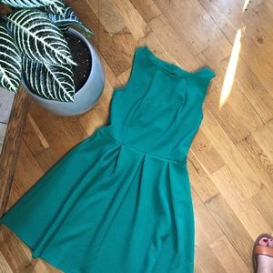 Green Skater Dress